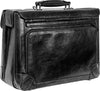 Babila hinged laptop briefcase black