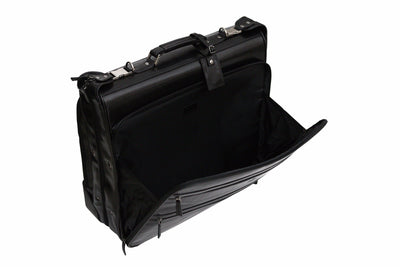 Babila Leather Wheeled Suit Carrier