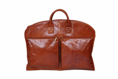 Babila Soft Leather Garment / Suit Carrier