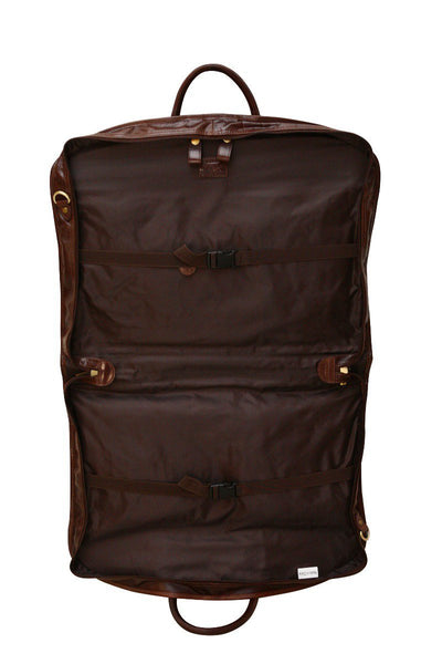 Babila Soft Leather Garment / Suit Carrier