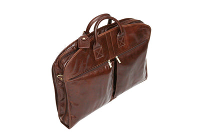 Babila Soft Leather Garment / Suit Carrier