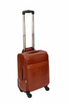 Babila Leather 20 inch 4-Wheeled Trolley Case