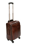 Babila Leather 20 inch 4-Wheeled Trolley Case