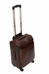 Babila Leather 20 inch 4-Wheeled Trolley Case