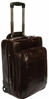 Babila Italian Leather Cabin Trolley Case