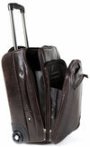 Babila Italian Leather Cabin Trolley Case